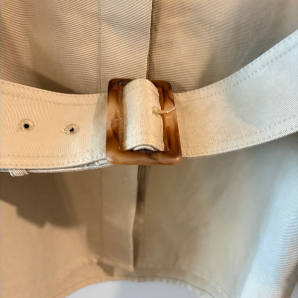 NWT Tuckernuck Belted Safari Utility Shirt Fawn – Tan –  Jacket Size Medium - Picture 14 of 14